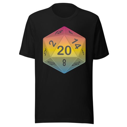 Pride Dice - Pansexual Unisex t-shirt