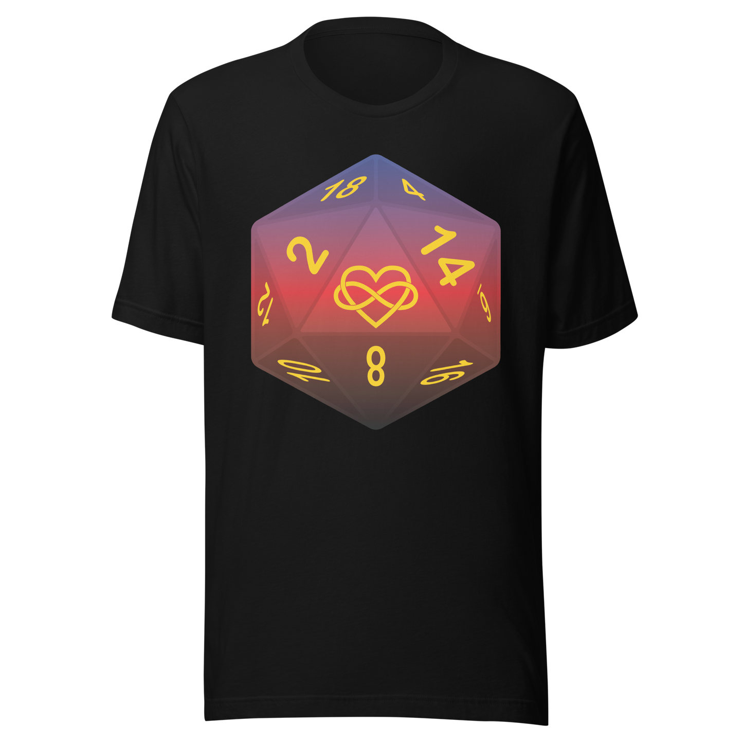 Pride Dice - Polyamory Unisex t-shirt