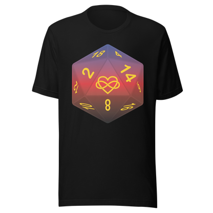 Pride Dice - Polyamory Unisex t-shirt