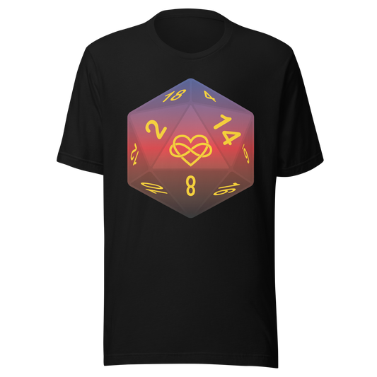 Pride Dice - Polyamory Unisex t-shirt