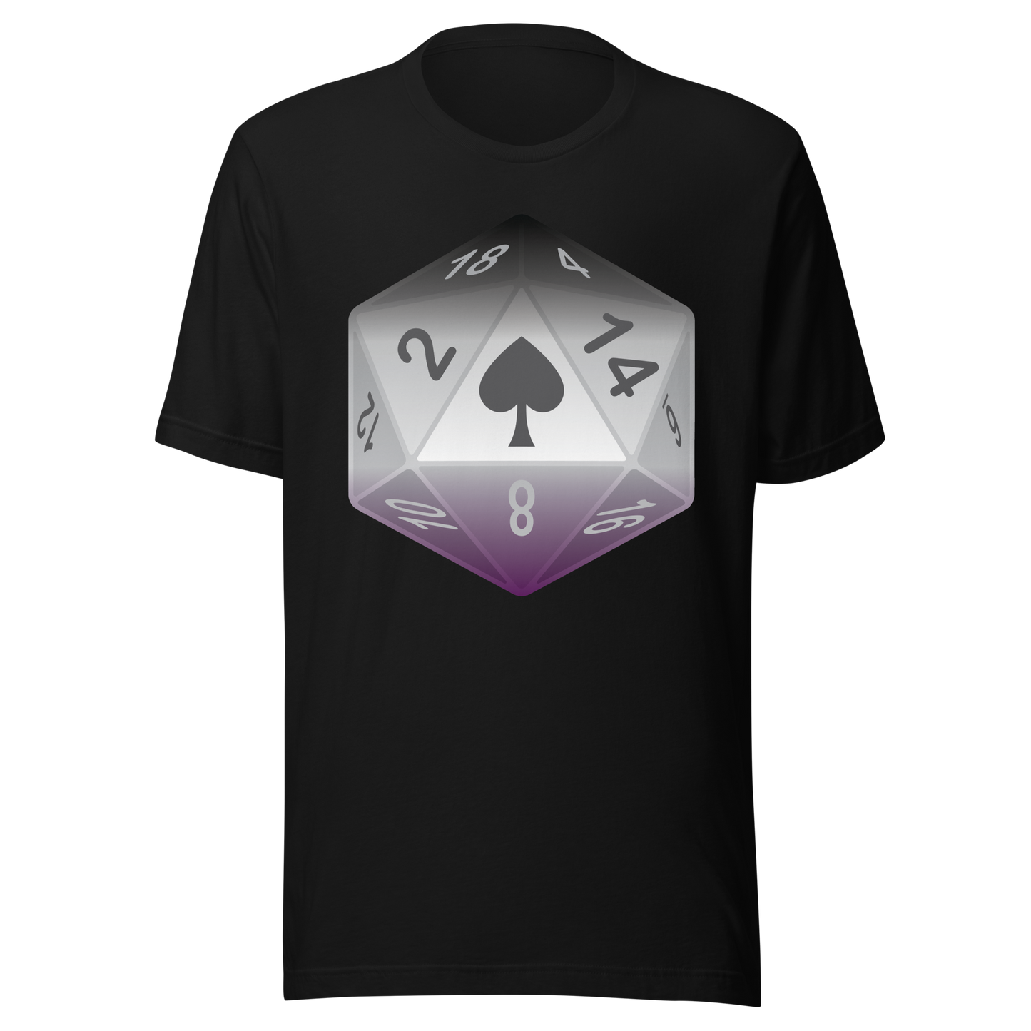 Pride Dice - Asexual Unisex t-shirt