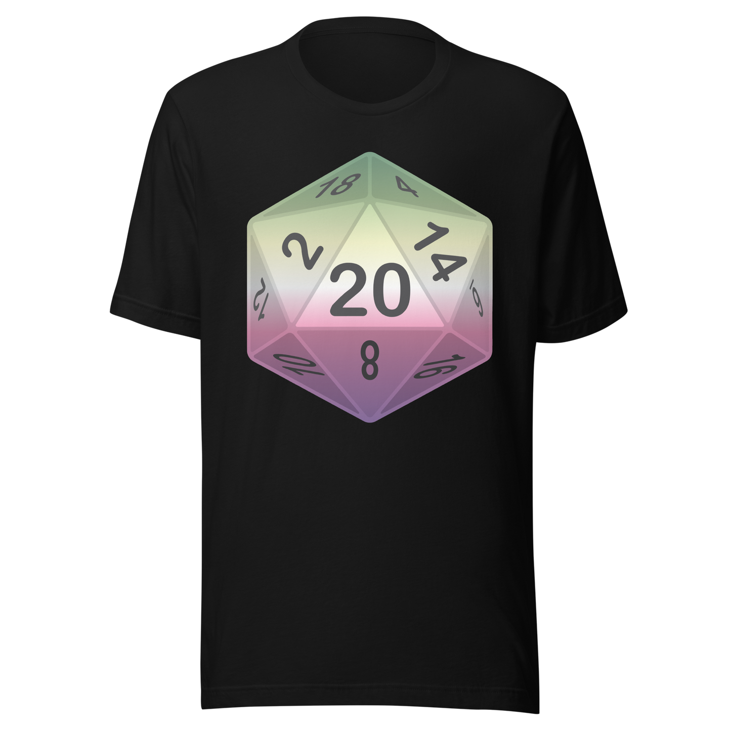 Pride Dice - Genderfae Unisex t-shirt