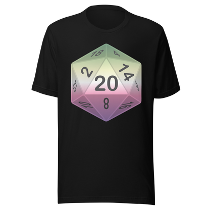 Pride Dice - Genderfae Unisex t-shirt