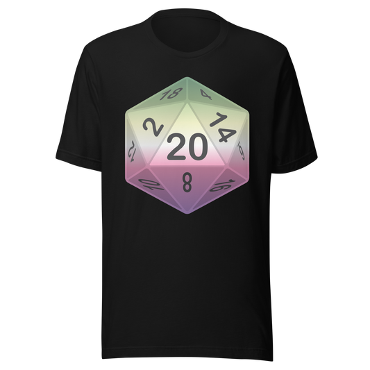 Pride Dice - Genderfae Unisex t-shirt