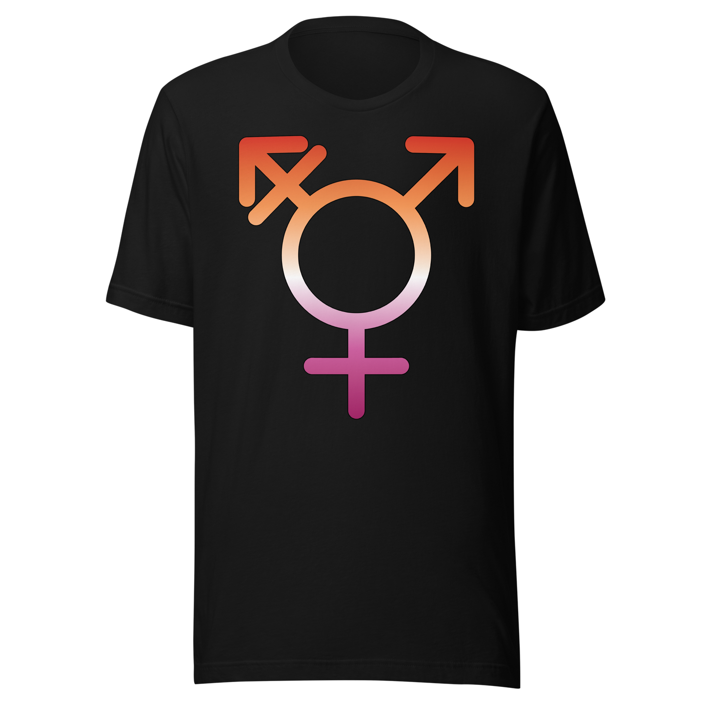 Transgender Symbol - Lesbian Pride Unisex t-shirt