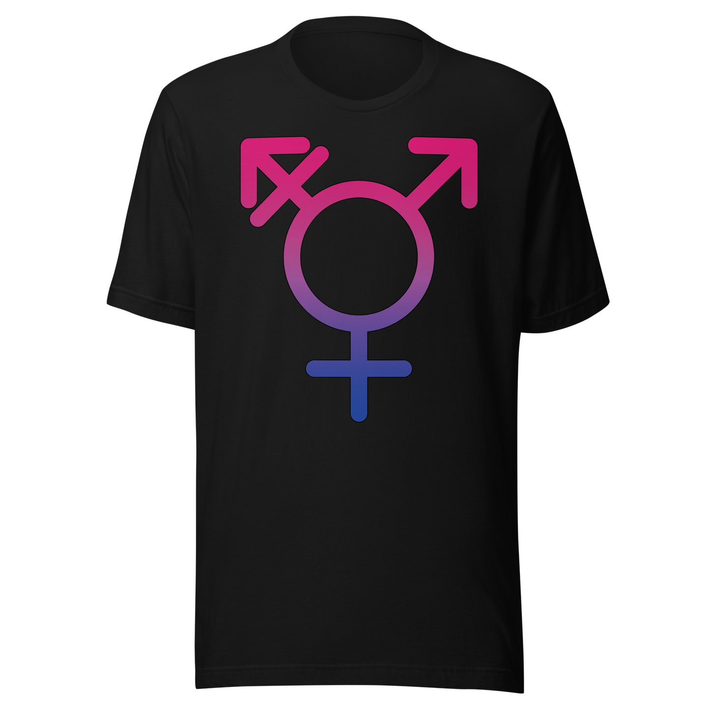 Transgender Symbol - Bisexual Pride Unisex t-shirt