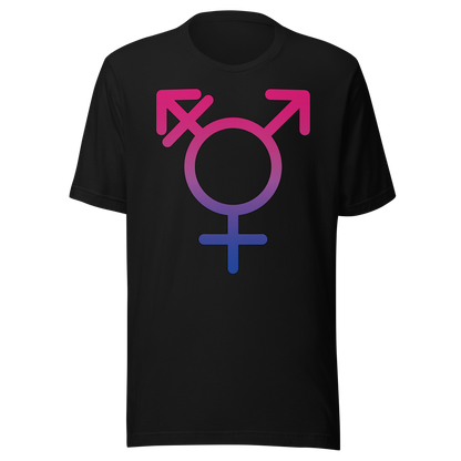 Transgender Symbol - Bisexual Pride Unisex t-shirt