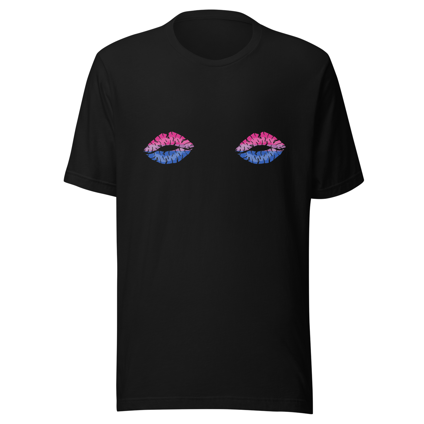 Bi Boob Kisses Unisex t-shirt