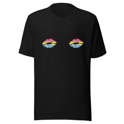 Pan Boob Kisses Unisex t-shirt