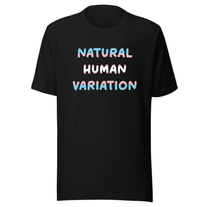 Natural Human Variation Unisex t-shirt