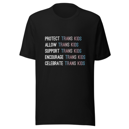 Support Trans Kids Unisex t-shirt