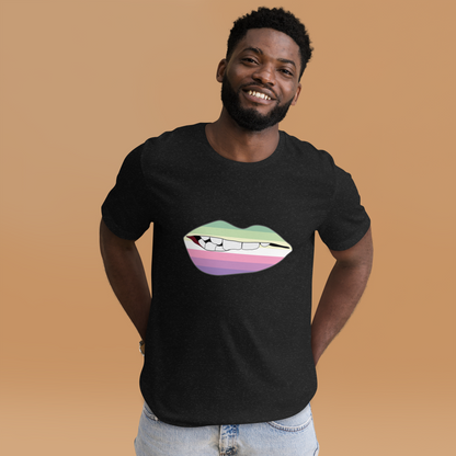 Biting Lips - Genderfae Flag Unisex t-shirt