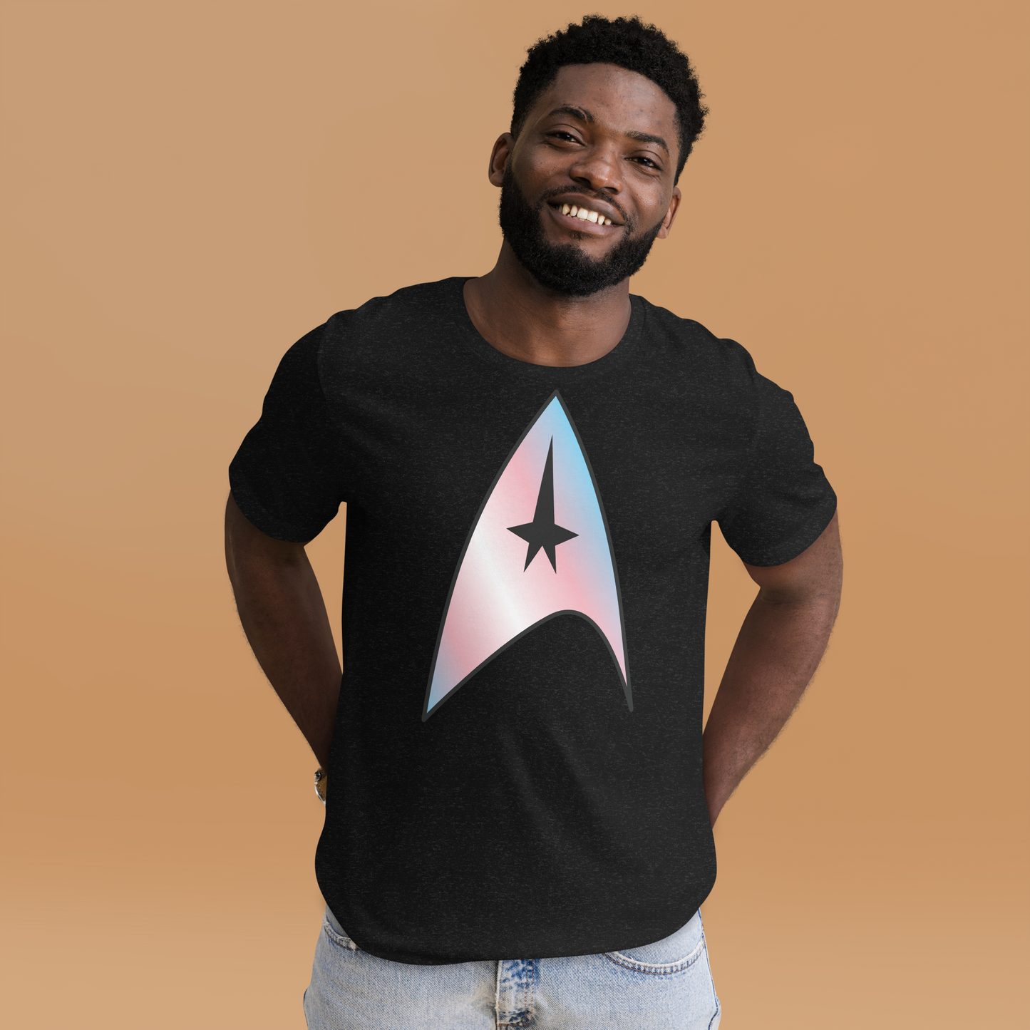 Starfleet Insignia - Trans Pride Unisex t-shirt