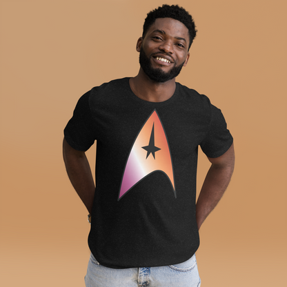 Starfleet Insignia - Lesbian Pride Unisex t-shirt