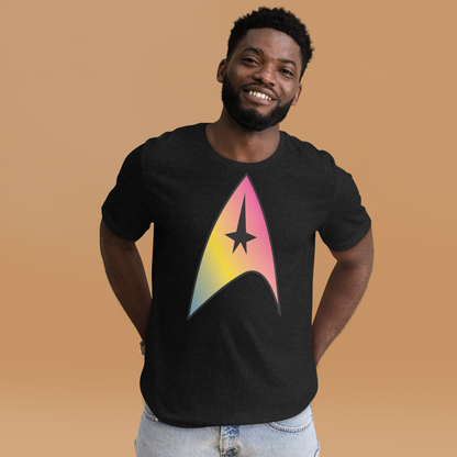 Starfleet Insignia - Pansexual Pride Unisex t-shirt