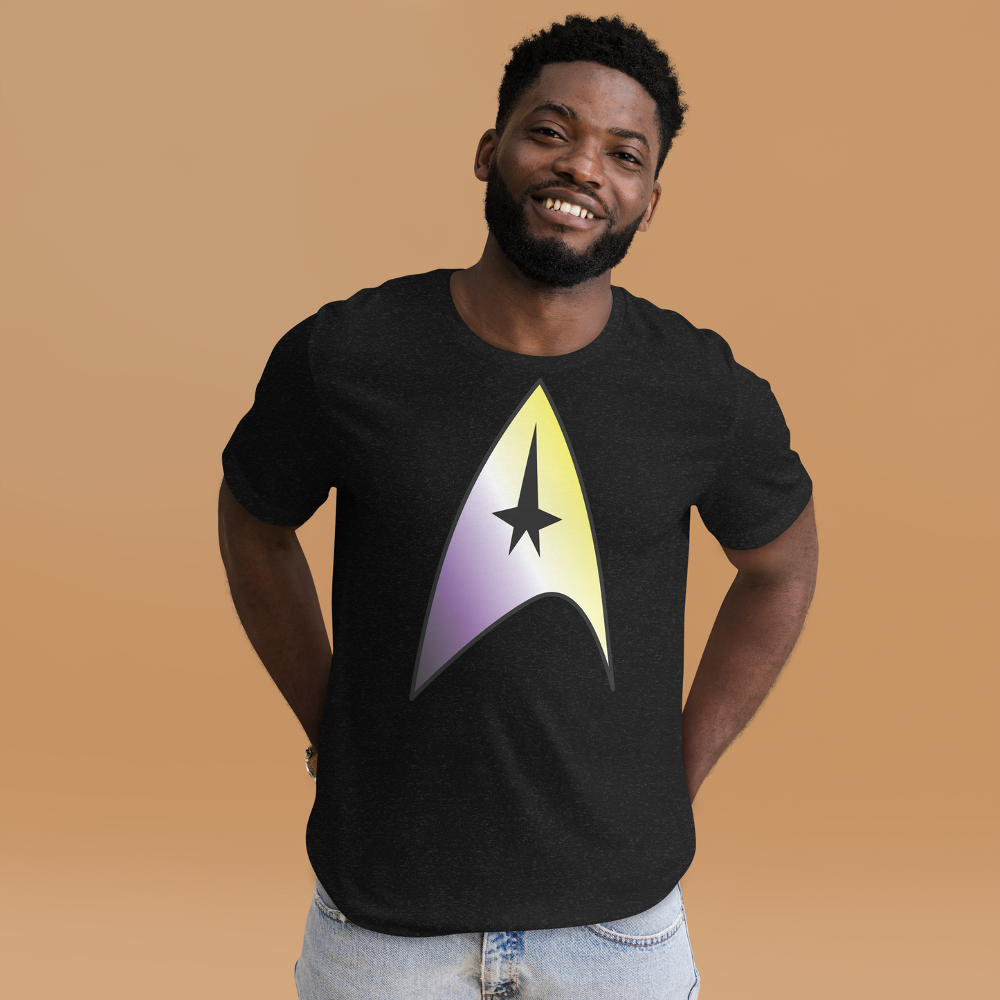 Starfleet Insignia - Non-binary Pride Unisex t-shirt