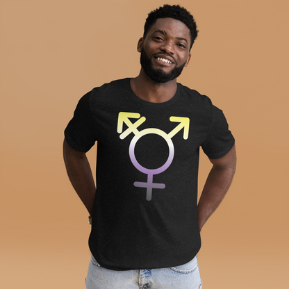 Transgender Symbol - Non-binary Pride Unisex t-shirt