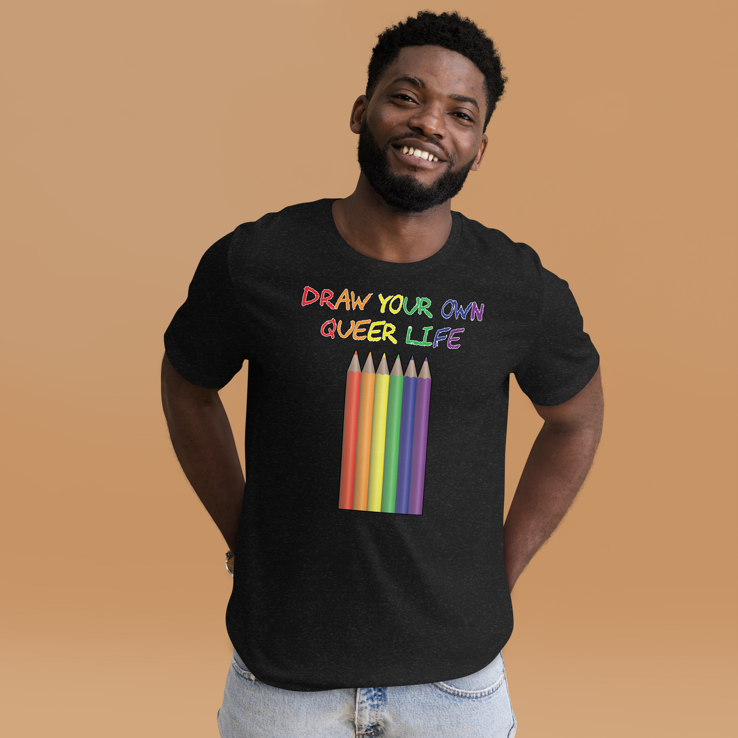 Draw Your Own Queer Life Unisex t-shirt