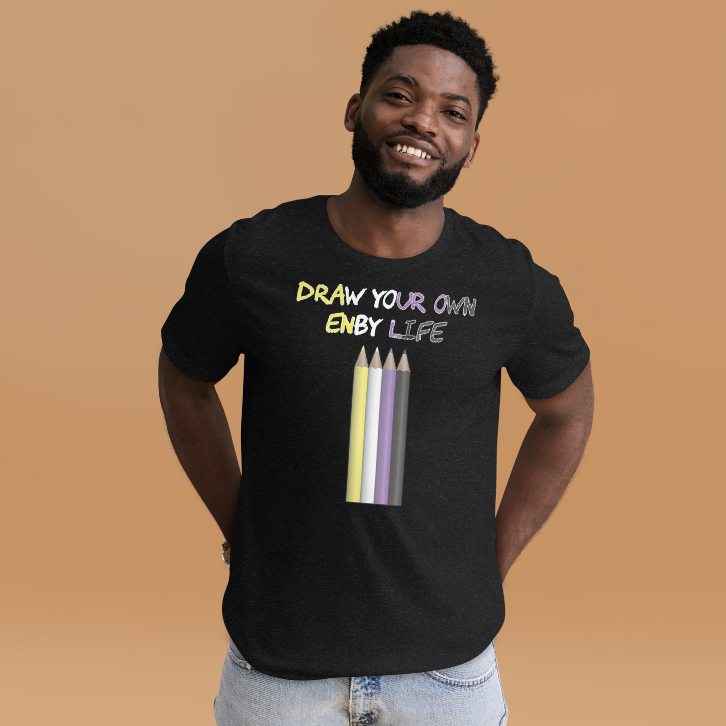 Draw Your Own Enby Life Unisex t-shirt