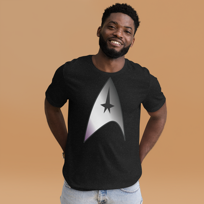 Starfleet Insignia - Asexual/Demisexual Pride Unisex t-shirt