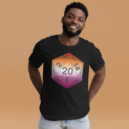 Pride Dice - Lesbian Unisex t-shirt