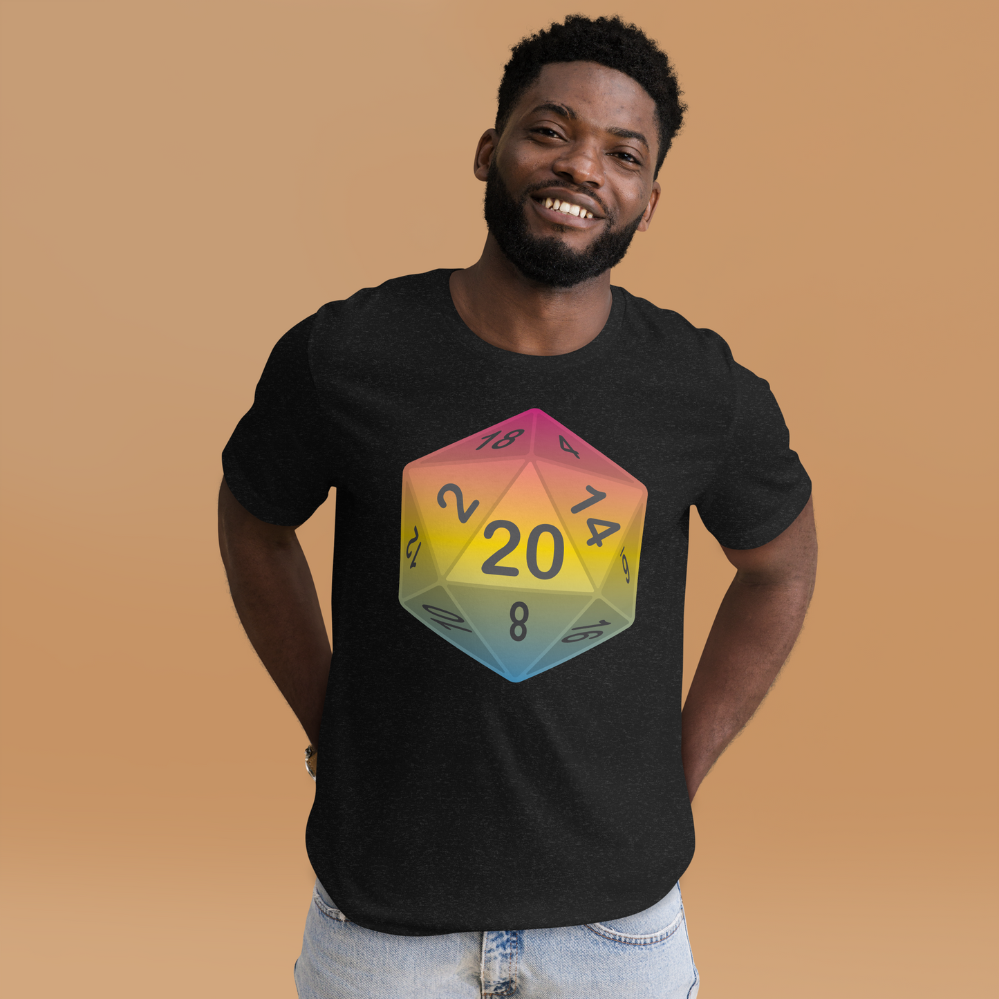 Pride Dice - Pansexual Unisex t-shirt