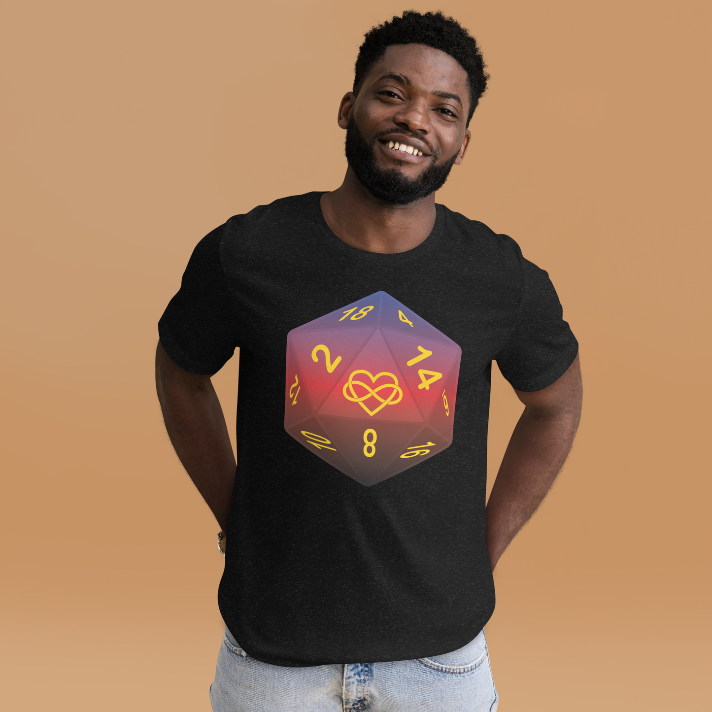 Pride Dice - Polyamory Unisex t-shirt