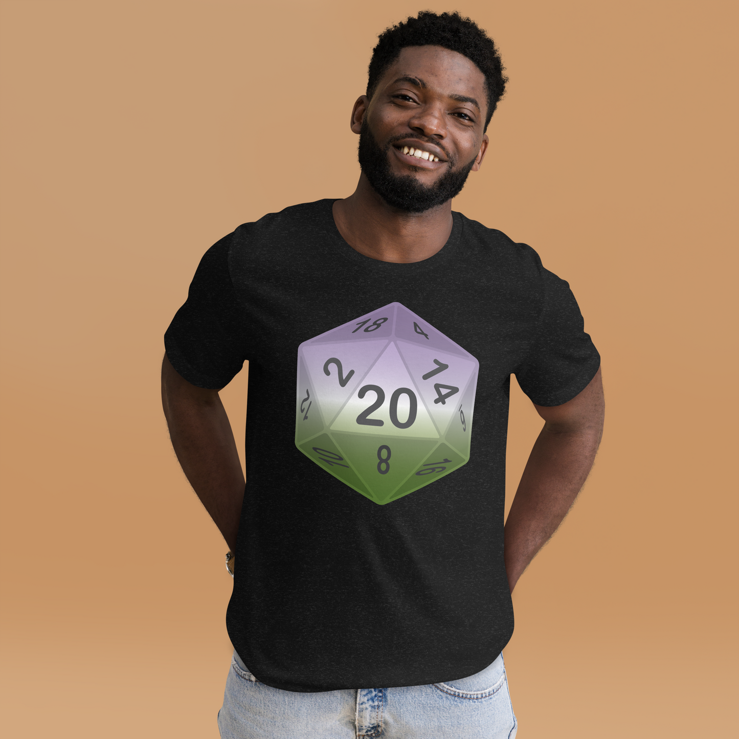 Pride Dice - Genderqueer Unisex t-shirt