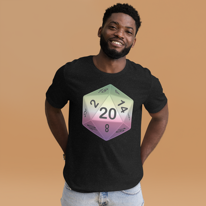 Pride Dice - Genderfae Unisex t-shirt