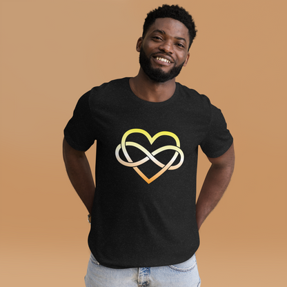 Polyamory Infinity Heart - Maverique Unisex t-shirt