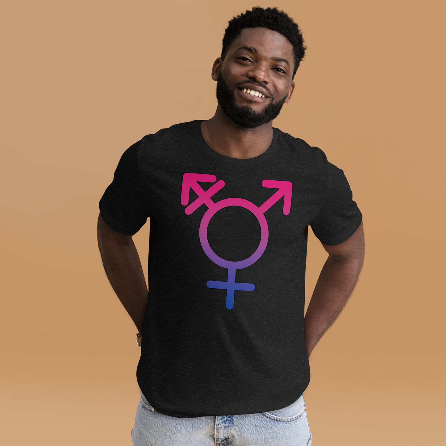 Transgender Symbol - Bisexual Pride Unisex t-shirt