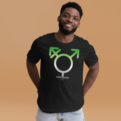 Transgender Symbol - Aromantic Pride Unisex t-shirt