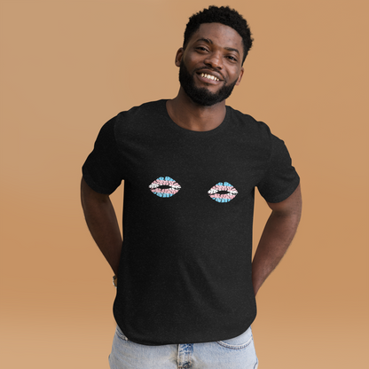 Trans Boob Kisses Unisex t-shirt