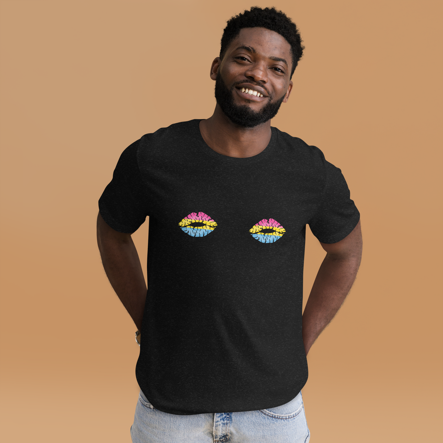 Pan Boob Kisses Unisex t-shirt