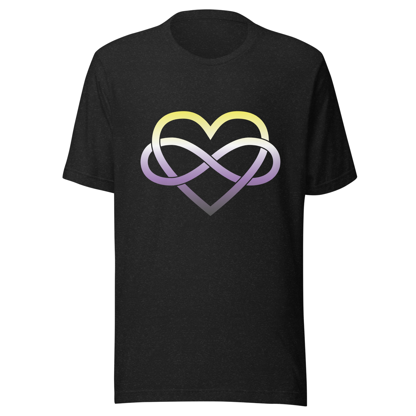 Polyamory Infinity Heart - Non-binary Unisex t-shirt