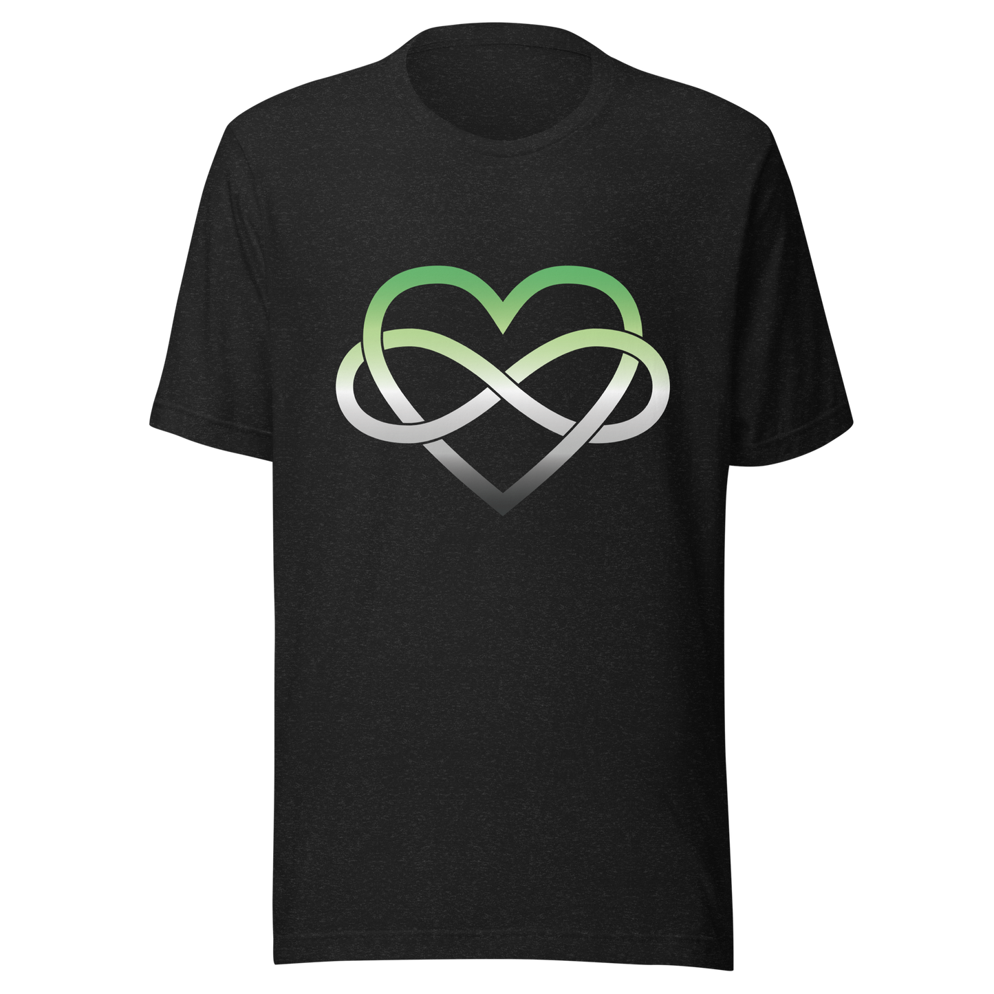 Polyamory Infinity Heart - Aromantic Unisex t-shirt