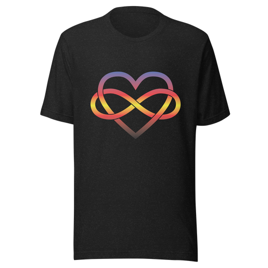 Polyamory Infinity Heart - Polyamory Unisex t-shirt