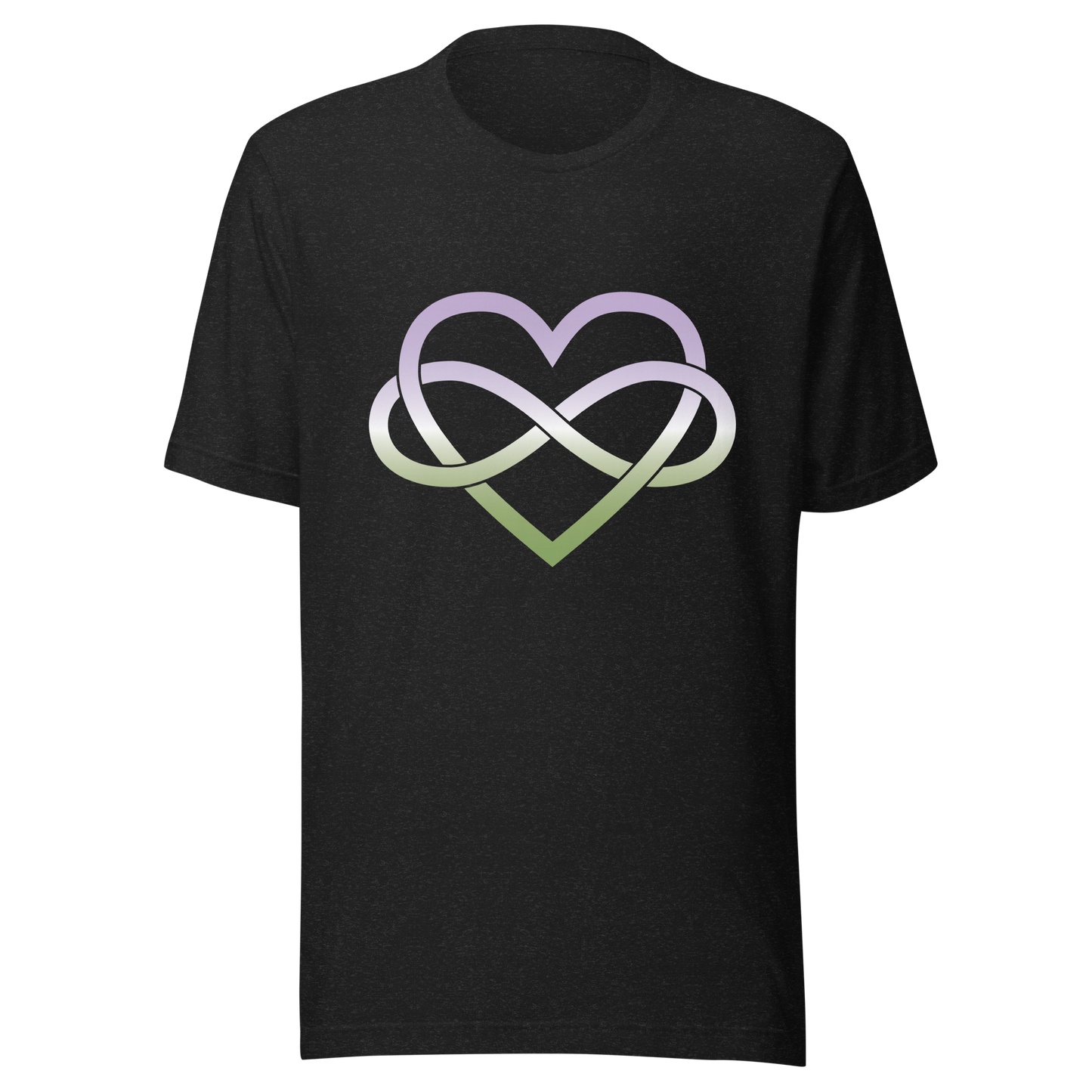 Polyamory Infinity Heart - Genderqueer Unisex t-shirt