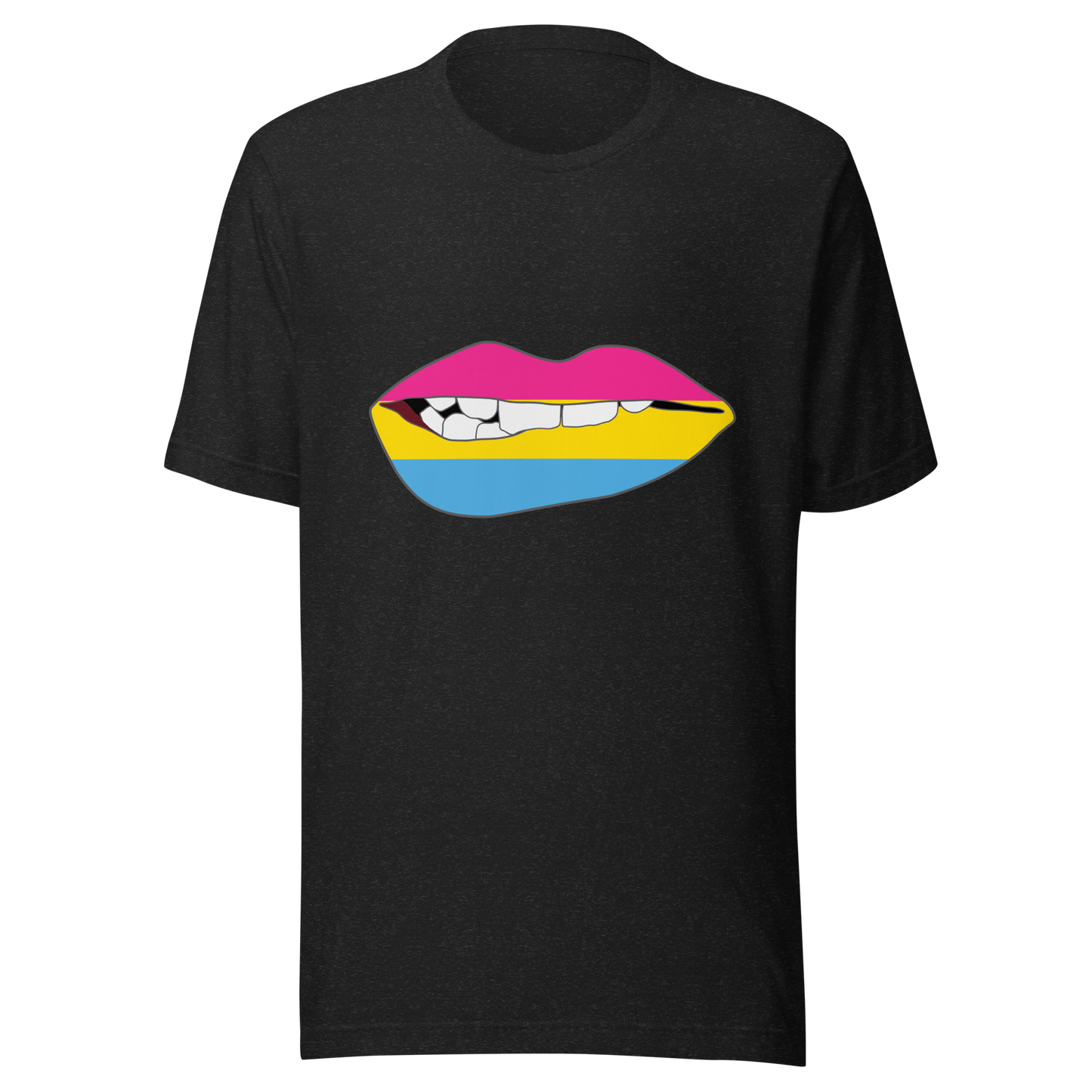 Biting Lips - Pansexual Flag Unisex t-shirt