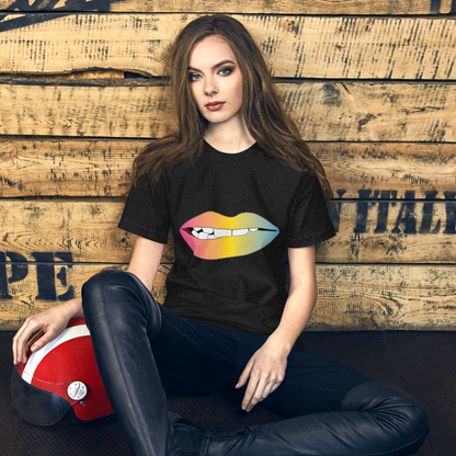 Biting Lips - Pansexual Pride - Gradient Unisex t-shirt