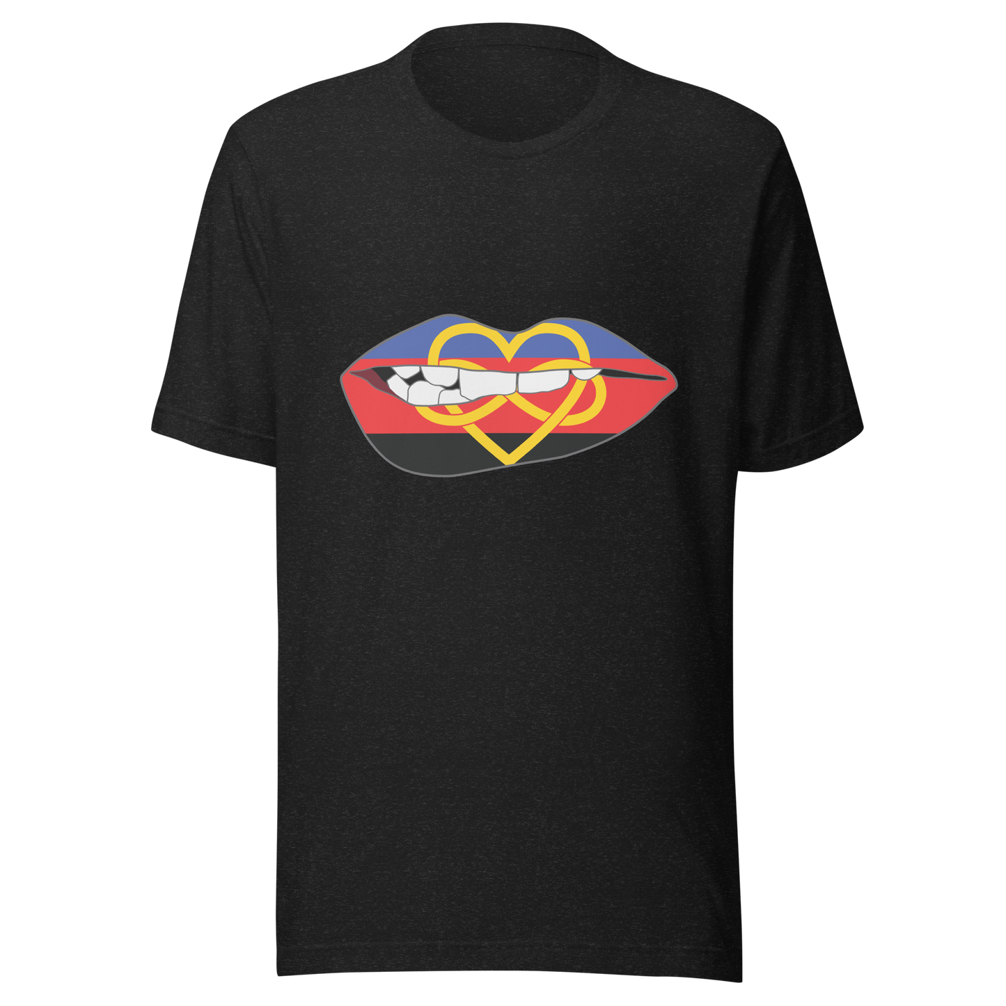 Biting Lips - Polyamory Flag Unisex t-shirt