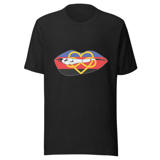 Biting Lips - Polyamory Flag Unisex t-shirt