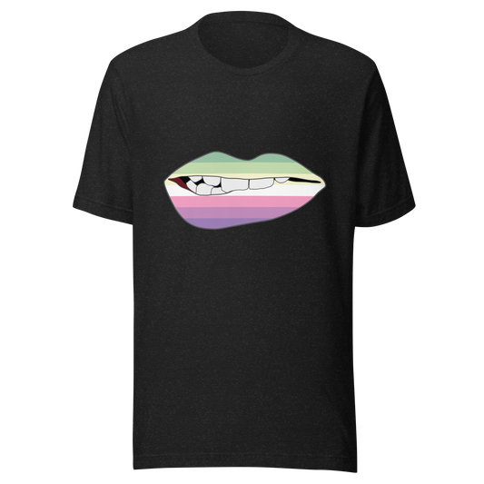 Biting Lips - Genderfae Flag Unisex t-shirt