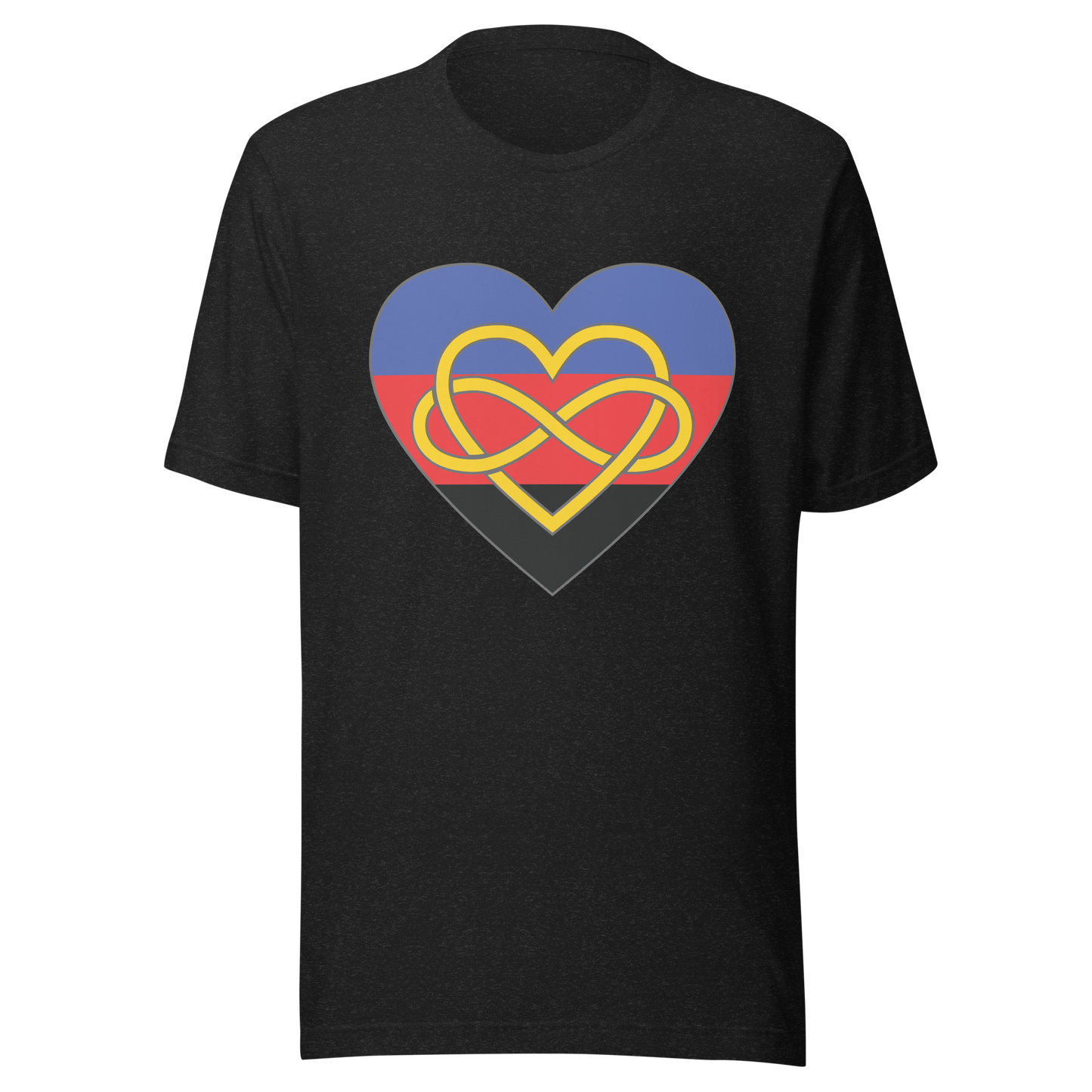 Polyamory Infinity Heart Pride Unisex t-shirt