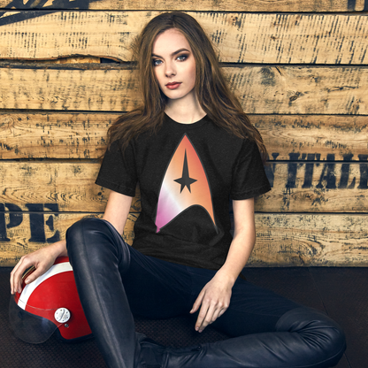 Starfleet Insignia - Lesbian Pride Unisex t-shirt