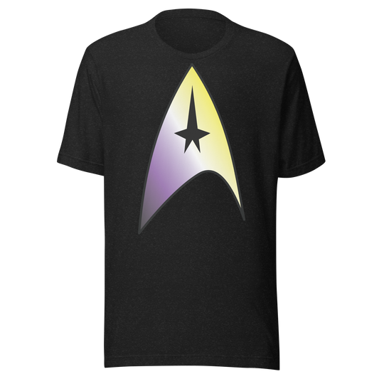 Starfleet Insignia - Non-binary Pride Unisex t-shirt