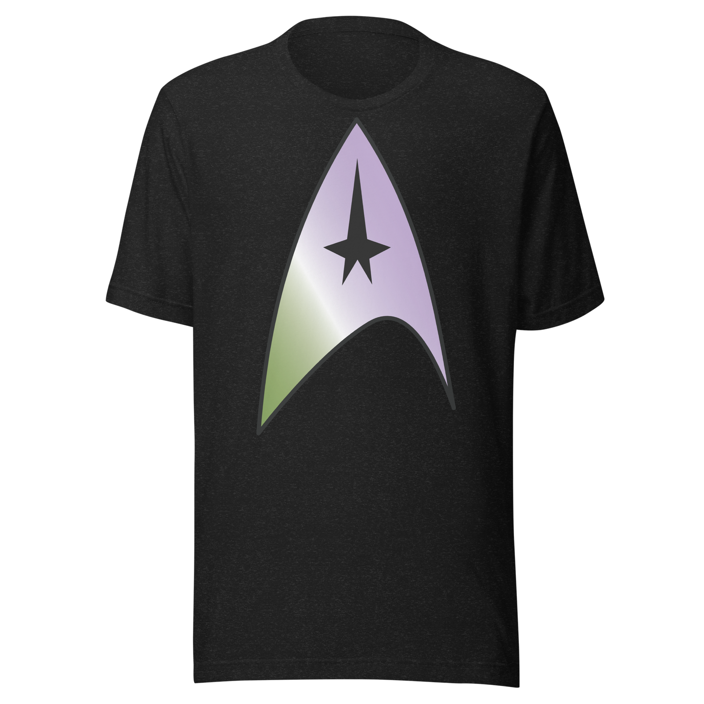 Starfleet Insignia - Genderqueer Pride Unisex t-shirt