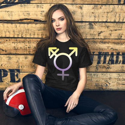 Transgender Symbol - Non-binary Pride Unisex t-shirt