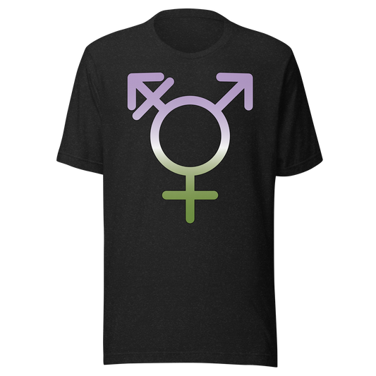 Transgender Symbol - Genderqueer Pride Unisex t-shirt