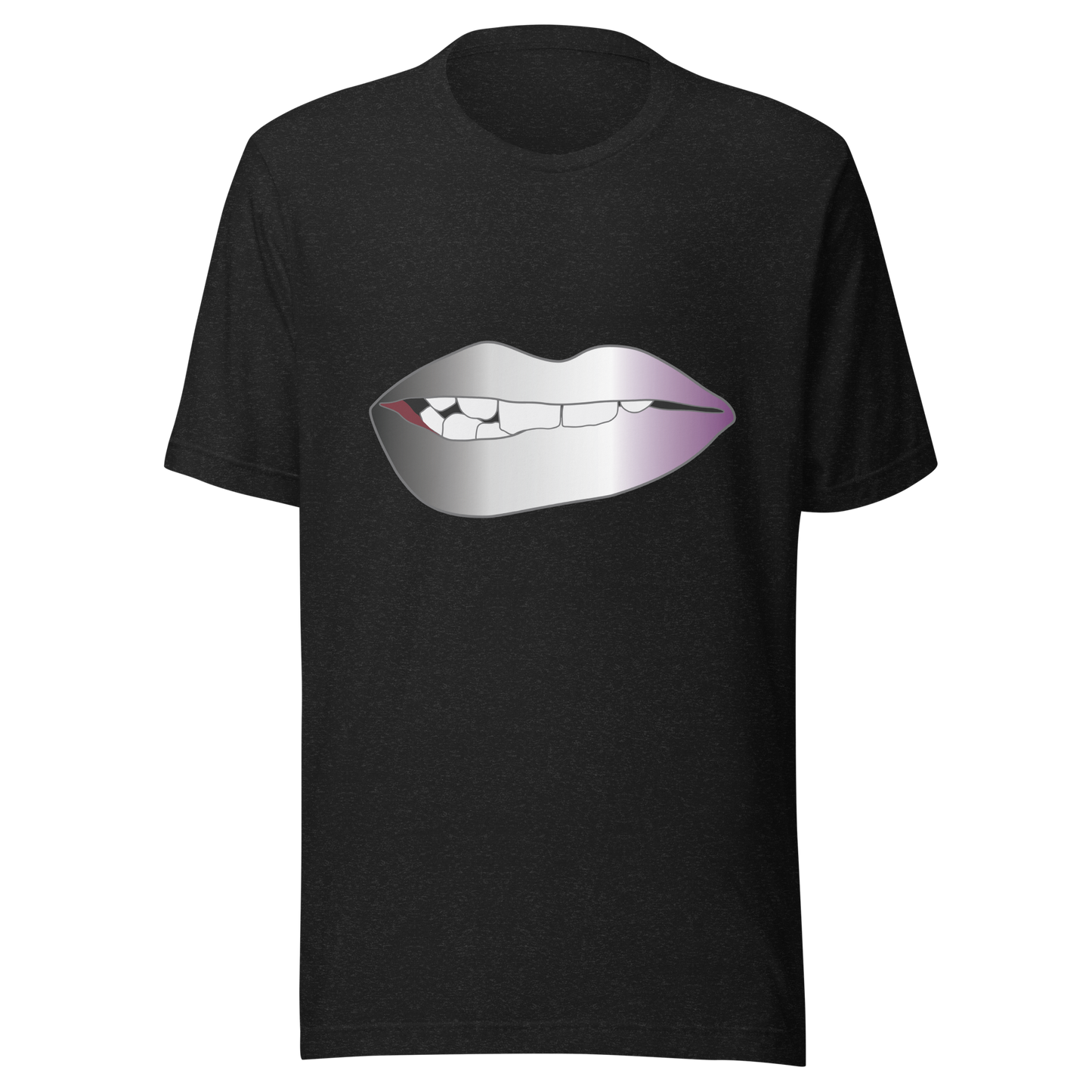 Biting Lips - Asexual/Demisexual Pride - Gradient Unisex t-shirt